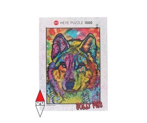 PUZZLE ANIMALI HEYE LUPI JOLLY PETS RUSSO DEAN WOLFS SOUL 1000 PZ