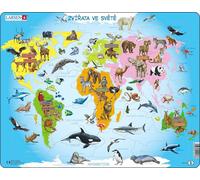 Puzzle Animali nel mondo 28 pezzi