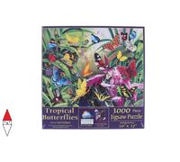 PUZZLE ANIMALI SUNSOUT FARFALLE LORI SCHORY TROPICAL BUTTERFLIES 1000 PZ