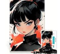 Puzzle Anime Babe da 1000 pezzi per adolescenti,gioco stimolante per la mente,incastro perfetto,senza spazi vuoti,rilassante attività di gruppo al chiuso (38x52cm)