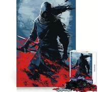 Puzzle Anime Blue Japan Shinobi da 1000 pezzi per adolescenti, stimolante per il pensiero creativo, rilassante, a incastro perfetto, (38x26cm)