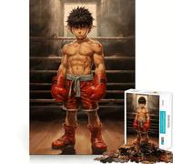 Puzzle anime "Boxer in the Ring" per ragazzi,1000 pezzi,stimolante per la mente,divertente,con componenti robusti e ben definiti,un'attività di gruppo emozionante (38x26cm)