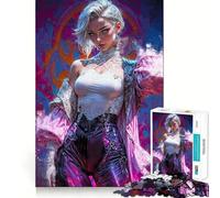Puzzle Anime Cybernetic Rococo da 1000 pezzi,divertente da giocare,senza sbavature,con pezzi ben tagliati,portatile,ideale per i viaggi (38x26cm)