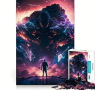 Puzzle Anime Demon da 1000 pezzi per adolescenti stimola la mente,divertente,con taglio di alta precisione,attività creativa rilassante e pausa rigenerante (38x26cm)