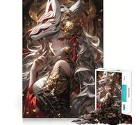 Puzzle Anime Demon Maid da 1000 pezzi,gioco di costruzione che mette alla prova la concentrazione,montaggio sicuro e preciso,divertimento in casa durante le vacanze (50x75cm)