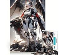 Puzzle Anime Dragon Girl da 1000 pezzi per adolescenti,divertente per stimolare la mente,con pezzi di dimensioni uniformi e precisi,ideale per attività di gruppo rilassanti in casa (38x26cm)