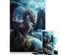 Puzzle Anime Dragon of The World da 1000 pezzi,divertente e stimolante per la memoria,di qualità professionale,ideale come regalo per chi ama stimolare la mente (38x52cm)
