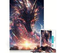 Puzzle Anime Dragon Teenagers da 1000 pezzi,gioco di memoria,incastro perfetto,nessun pezzo si stacca,ideale da portare in viaggio,gioco per allenare la mente,regalo (50x75cm)