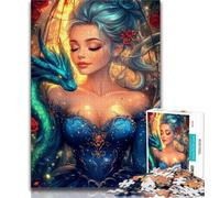Puzzle Anime Girl da 1000 pezzi per adolescenti, difficile da completare ma divertente e umoristico, regalo di compleanno, regali, decorazione murale (38x26cm)