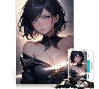 Puzzle Anime Girl Sakura da 1000 pezzi,divertente gioco con tecnologia di taglio laser avanzata,giocattolo per interni per le vacanze (38x26cm)