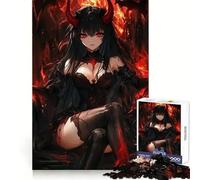 Puzzle anime "Regina dei Demoni" per adulti, 1000 pezzi, allenamento della memoria, svago tranquillo, taglio perfetto, ideale per le vacanze (38x52cm)