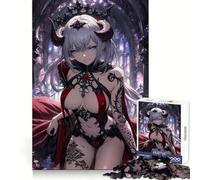 Puzzle Anime Regina Demone da 1000 pezzi per adolescenti, abilità analitiche, fuga serena, assemblaggio preciso, regalo per le vacanze (38x26cm)