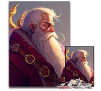 Puzzle Anime Santa da 1000 pezzi per adulti puzzle per adulti perfetti per adolescenti rompicapo per creare legami familiari e regalo fai da te per la casa 1000 pezzi (38x26 cm)