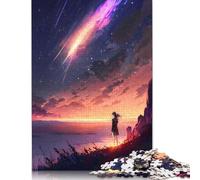 Puzzle Anime Twilight Stargazing da 520 pezzi, interessante per ridurre lo stress, ideale per bambini dai 12 anni in su, 520 pezzi (52x38 cm)