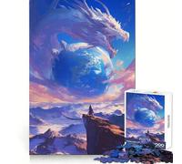Puzzle anime "World on Palm Dragon" per ragazzi, 1000 pezzi, stimolante e rilassante, con incastro solido, regalo perfetto (38x52cm)