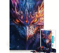 Puzzle "Antica Fenice" per adolescenti,1000 pezzi,gioco di memoria divertente,componenti robusti e ben rifiniti,portatile,ideale per i viaggi (38x52cm)