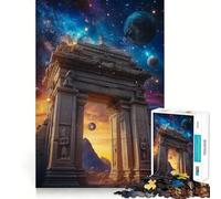 Puzzle "Antica Porta delle Stelle" per ragazzi,1000 pezzi,gioco stimolante per la mente,pezzi ben tagliati e senza sbavature,facile da imparare,divertimento per tutta la famiglia (38x52cm)