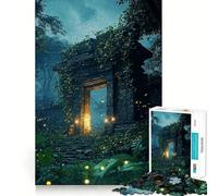 Puzzle "Antica Porta di Pietra" per adulti,1000 pezzi,gioco stimolante per la mente,pezzi precisi e facili da incastrare,attività rilassante di gruppo al chiuso (38x52cm)