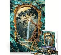 Puzzle "Antica Porta d'Oro" da 1000 pezzi per adolescenti, per sviluppare capacità analitiche, un'evasione serena, un incastro preciso, un regalo perfetto per le vacanze (38x52cm)