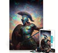 Puzzle "Antico guerriero in battaglia" da 1000 pezzi Gioco di logica e pensiero creativo,ideale per esercitarsi nel taglio e nella concentrazione,perfetto per momenti di relax a casa (50x75cm)