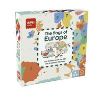 Puzzle APLI Kids 19437 Bandiere 4 pezzi 5 anni