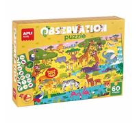 Puzzle APLI Osservazione Junior Giungla 60 Pezzi