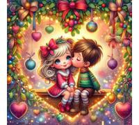 Puzzle Appuntamento di coppia, puzzle 120 pezzi per Adulti e Ragazzi 18x18inch, Intrattenimento Creativo, Sfide Divertenti, Bellissimi Regali per Gli Amanti dei Puzzles, puzzles Decorazione per Casa