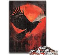 Puzzle Aquila Misteriosa per Adulti 1000 Pezzi, Aiuta il Cervello a Esercitare i Giocattoli Coinvolgenti per Coltivare la Pazienza Decorazione Perfetta 50x75cm