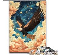 Puzzle Aquila tra le nuvole per adulti, 1000 pezzi, adatti a bambini dai 14 anni in su, per un divertimento in famiglia tutta la famiglia (26x38cm)