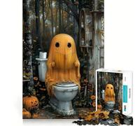 Puzzle arancione Bohoo che fa la cacca, 1000 pezzi, stimola la memoria, gioco da interno, immagine da assemblare, regalo per le vacanze (50x75cm)