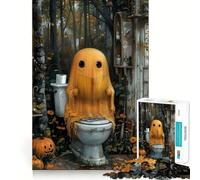 Puzzle arancione Bohoo Pooping da 1000 pezzi per adulti, regalo, stimola la memoria, rilassa la mente, taglio premium, sorpresa calda (38x52cm)