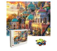 Puzzle architettura Puzzle 1000 Pezzi Tramonto Art Jigsaw Puzzles For Adults, Puzzles in Legno XXL 75x50 cm, Si Adattano Perfettamente Tra Loro Lettere Sul Retro, Regalo Uomo, Compact Box 8p-491