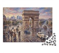 Puzzle Arco di Trionfo 1000 Pezzi, Regalo Viaggio per Fan di Puzzle