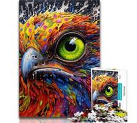 Puzzle Art Bird Eagle per adolescenti, puzzle da 1000 pezzi, giocattolo educativo per l'apprendimento, ideale come regalo per tutta la famiglia (38x26cm)