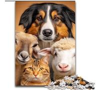 Puzzle Art Cat da 1000 pezzi per adulti, regalo interessante per ridurre lo stress e favorire l'interazione genitore-figlio (26x38cm)