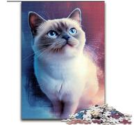 Puzzle Art Cat per adolescenti, puzzle da 1000 pezzi, modelli da assemblare, ideali come regalo per tutta la famiglia, adatti per bambini dai 14 anni in su (26x38cm)
