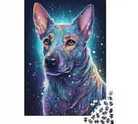 Puzzle Art Galaxy Dogs, cartone rettangolare, 100% riciclato, per bambini adulti, regali di Natale, 1000 pezzi (75x50 cm)