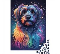 Puzzle Art Galaxy Dogs fai da te, puzzle di cartone premium, regali di Natale 1000 pezzi (75x50 cm)