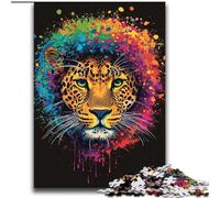 Puzzle Art Leopard da 2000 pezzi per adolescenti, dai 14 anni in su, rompicapo per famiglie, regali di compleanno per Natale (70x100cm)
