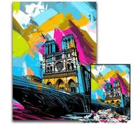 Puzzle Art Notre Dame De Paris 1000 pezzi per adulti Puzzle impossibili per adulti Regalo perfetto per le feste di Natale, Halloween, Pasqua, Capodanno 50x75CM/19,68x29,52 pollici