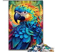 Puzzle Art Parrot da 1000 pezzi per adulti, puzzle impossibili per adulti, rompicapo impegnativo per adolescenti, divertente serata di giochi in famiglia, dimensioni: 38x26cm