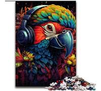Puzzle Art Parrot da 1000 pezzi per adulti, puzzle impossibili per adulti, rompicapo impegnativo per adolescenti, divertente serata di giochi in famiglia, dimensioni: 38x26cm