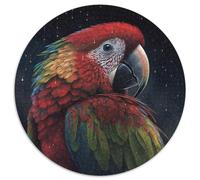 Puzzle Art Parrot da 1000 pezzi per adulti, puzzle rotondo da 1000 pezzi, gioco per adulti, regalo per famiglie, gioco interattivo, sfida mentale, 67,5x67,5 cm