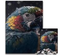 Puzzle Art Parrot per adulti, 1000 pezzi, perfetto come decorazione fai da te o regalo di compleanno, 50x75CM/19,68x29,52 pollici.
