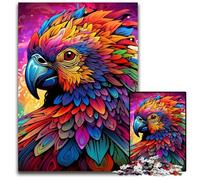 Puzzle Art Parrot per adulti, 1000 pezzi, puzzle in legno, gioco rompicapo per adolescenti, regalo perfetto per le feste, 50x75CM/19,68x29,52 pollici