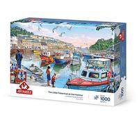PUZZLE ART PUZZLE I Piccoli Pescatori al Porto - 1000 Pezzi in Cartone per 12+