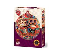 PUZZLE ART PUZZLE Orologio Happy End - 570 Pezzi in Cartone per 8+ - Tema: Orologio da parete