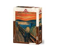 PUZZLE ART PUZZLE Scream - 1000 Pezzi in Cartone per 8+ - Tema: L'Urlo di Edvard Munch