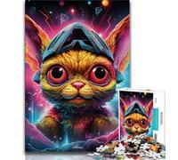 Puzzle Art Rabbits da 1000 pezzi per adulti, regali difficili da completare ma divertenti e umoristici, regalo di compleanno, regali, arte murale 38x26cm
