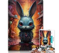 Puzzle Art Rabbits per adolescenti, puzzle da 1000 pezzi, giocattoli da gioco, ogni pezzo è unico - gioco divertente e stimolante per tutta la famiglia, 38x26cm